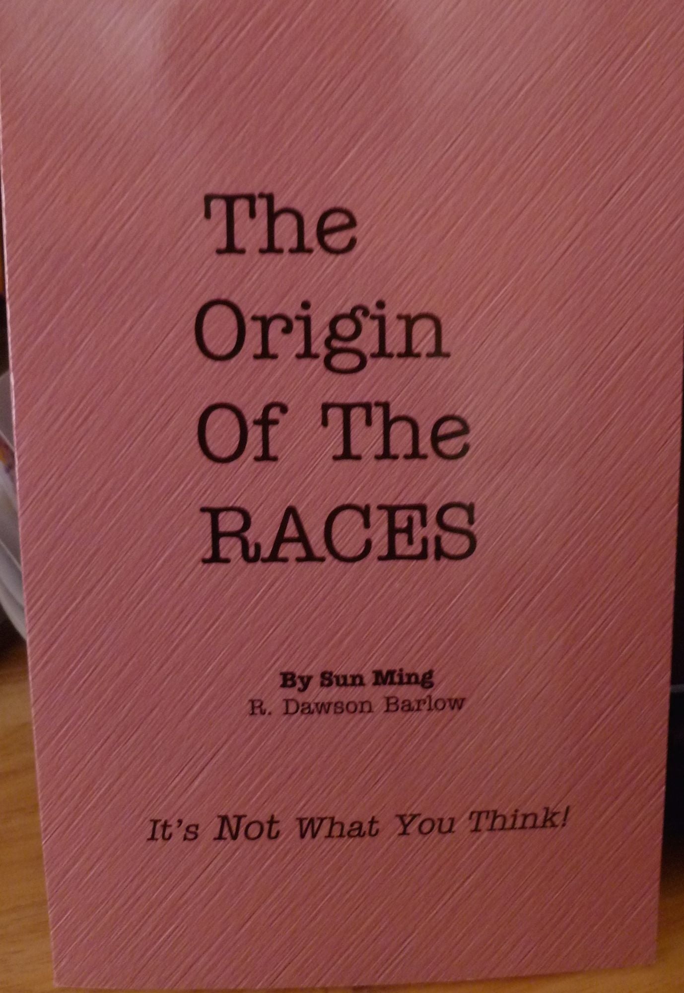The Origin Of The Races