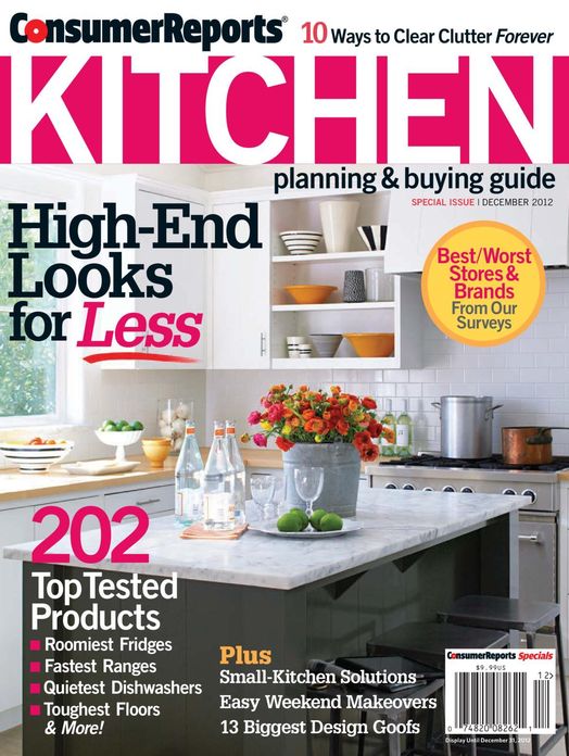 Consumer Reports' Kitchen Planning and Buying Guide - December 2012