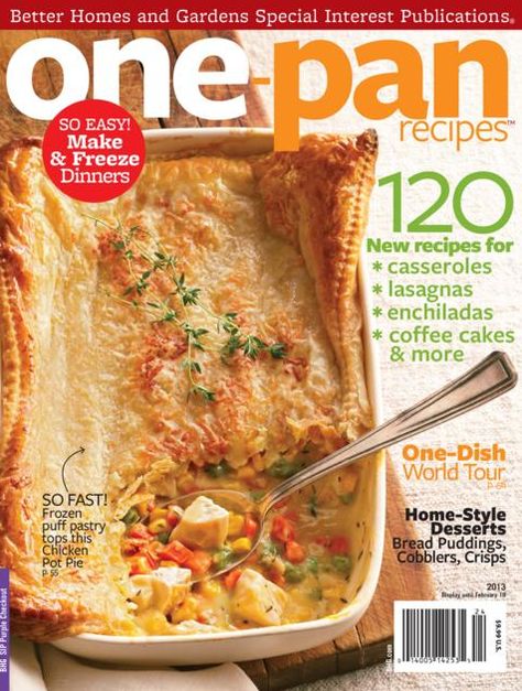 Better Homes and Gardens' One-Pan Recipes 2013