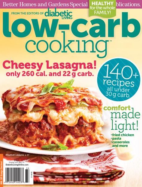 Diabetic Living Low Carb Cooking 2013