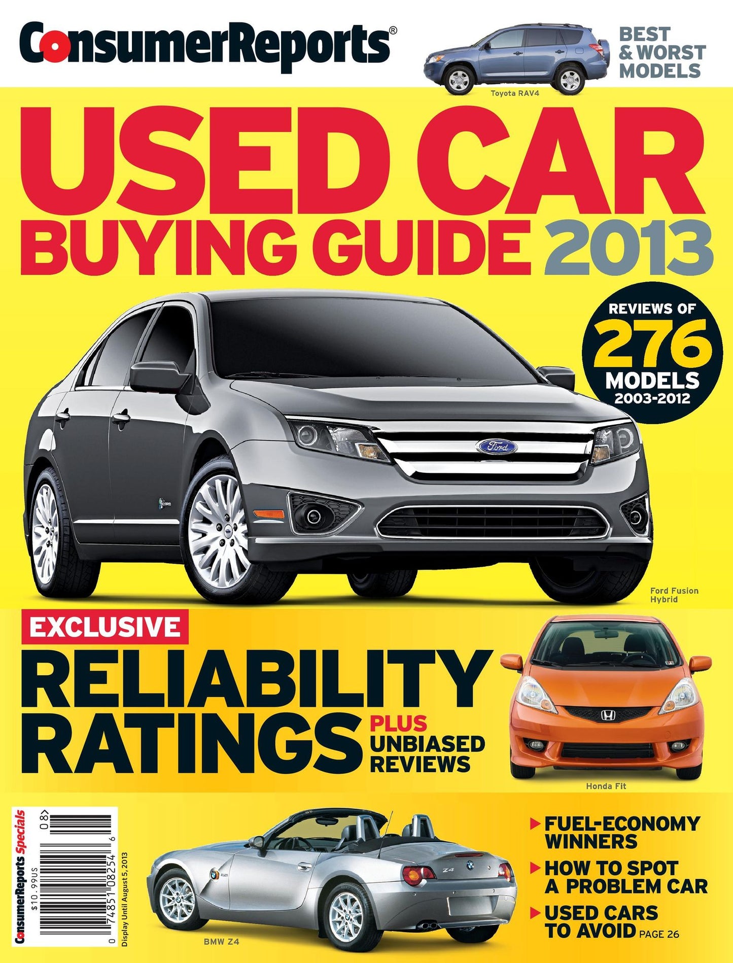 Consumer Reports' Used Car Buying Guide 2013