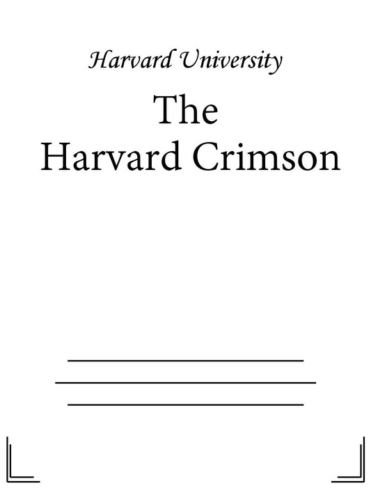 The Harvard Crimson