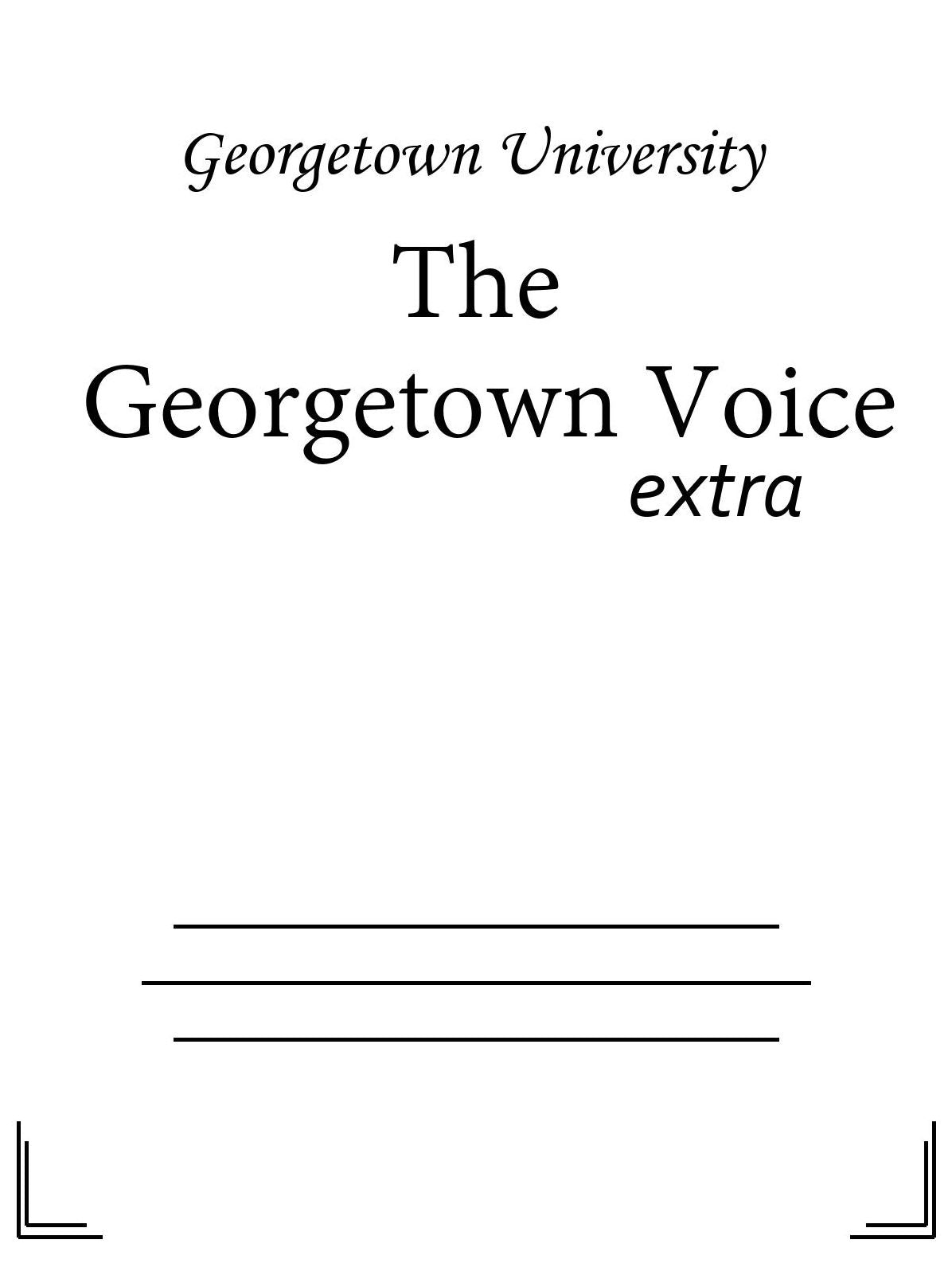 The Georgetown Voice
