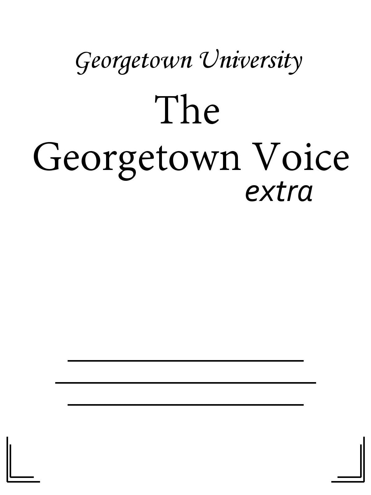 The Georgetown Voice