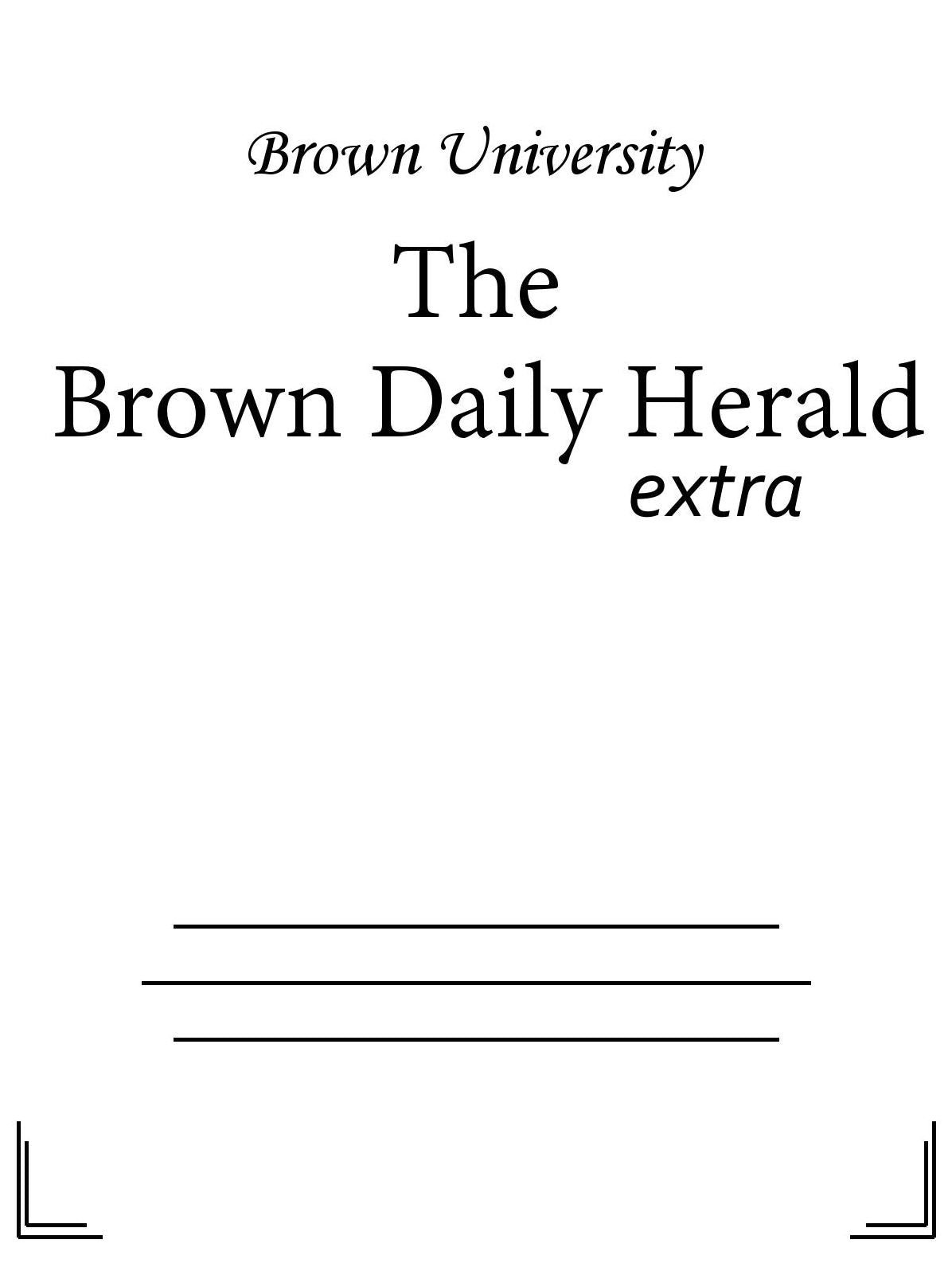 The Brown Daily Herald
