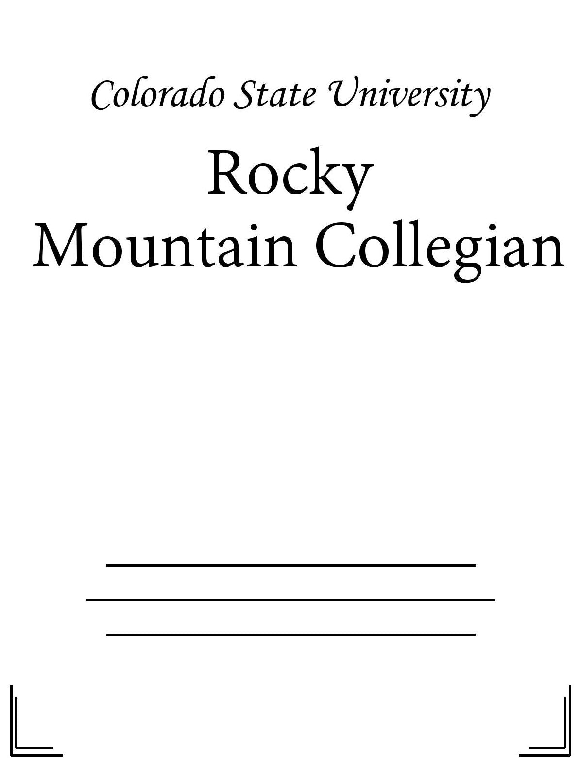 Rocky Mountain Collegian