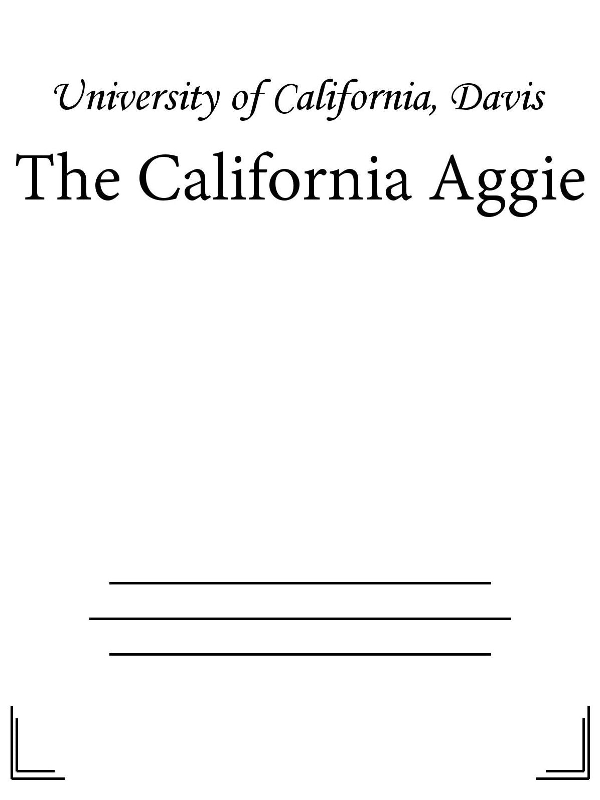 The California Aggie