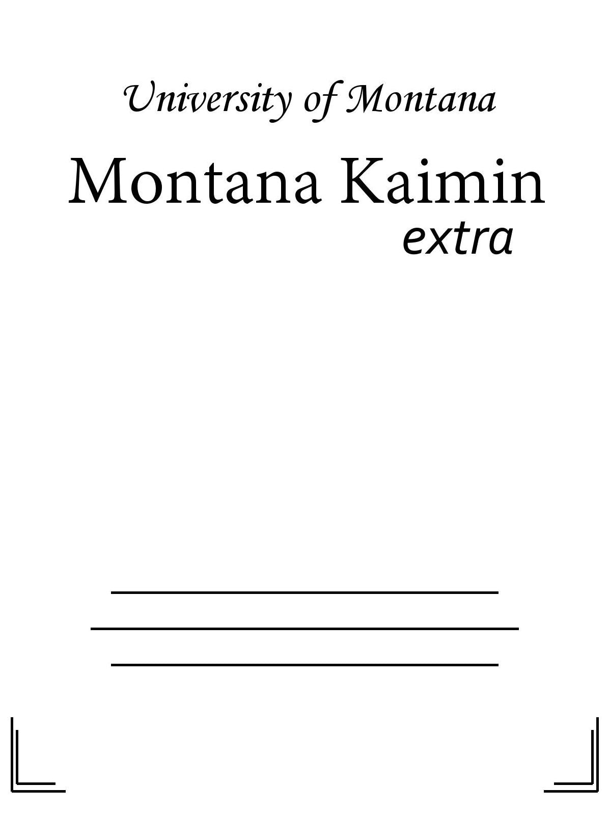 Montana Kaimin