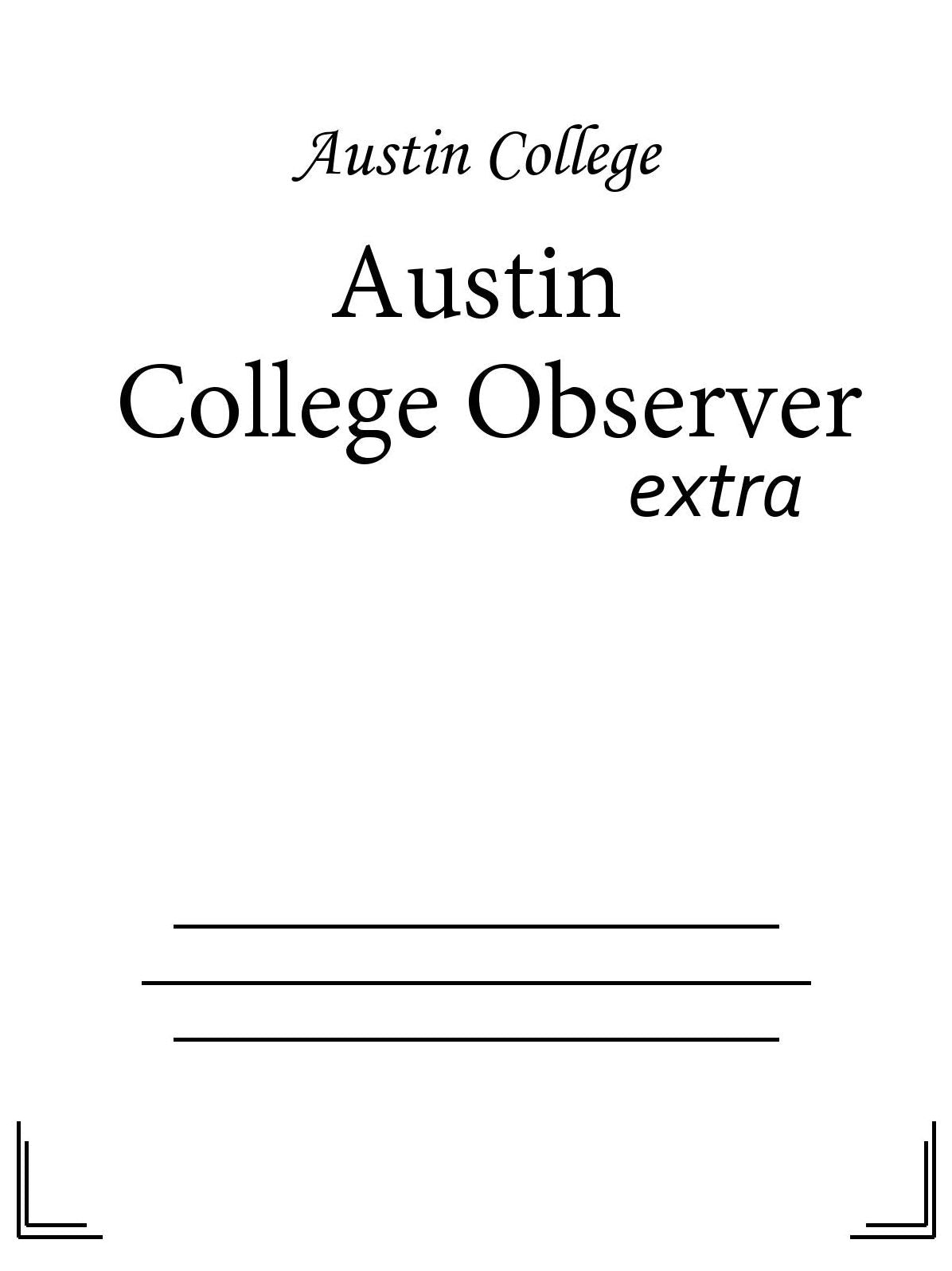 Austin College Observer