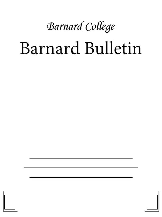 Barnard Bulletin