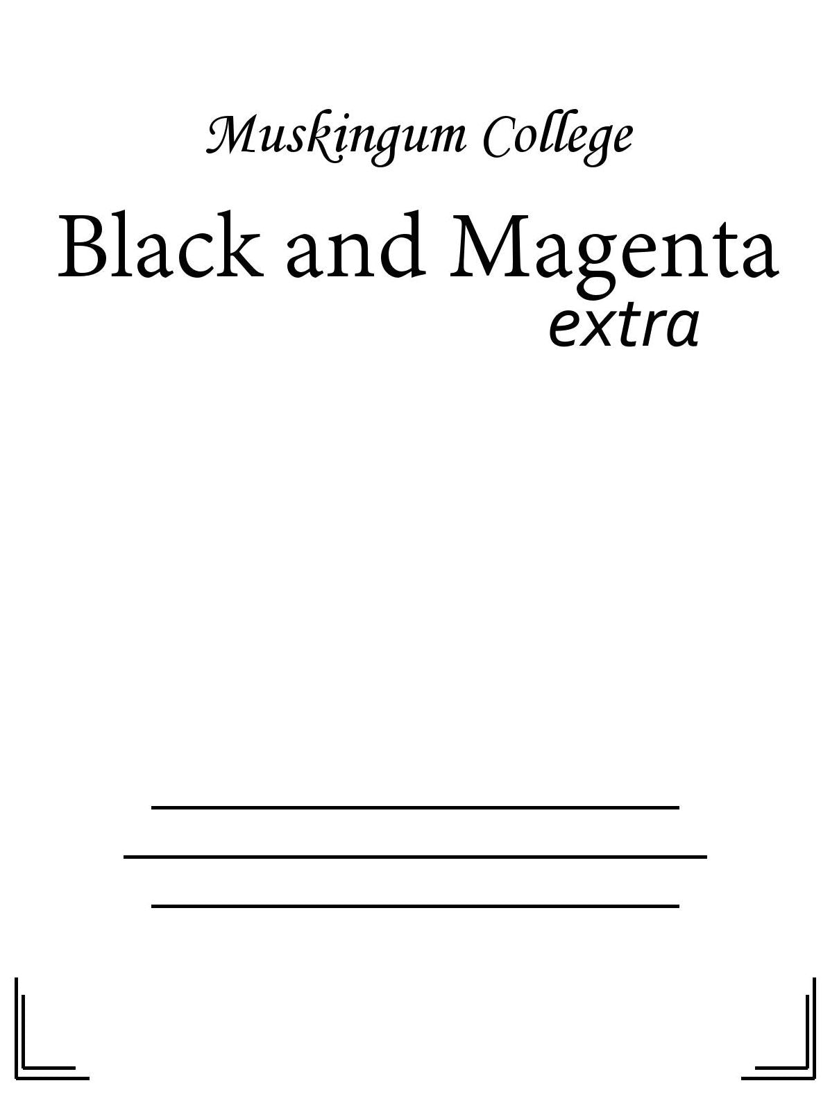 Black and Magenta