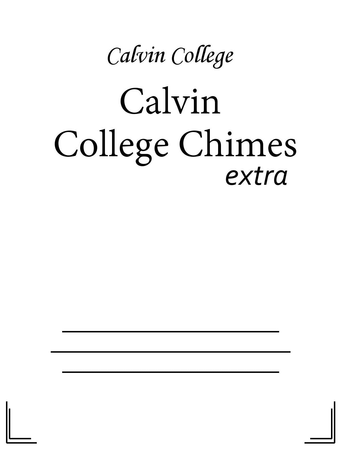 Calvin College Chimes