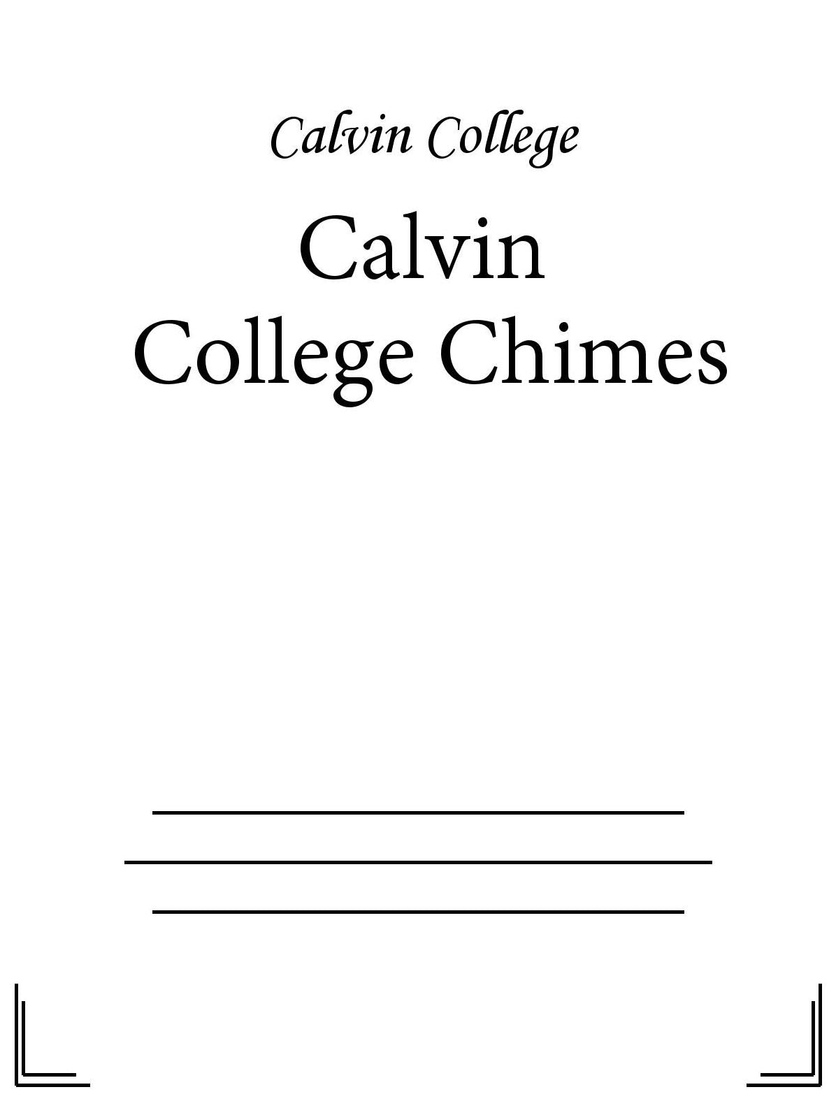 Calvin College Chimes