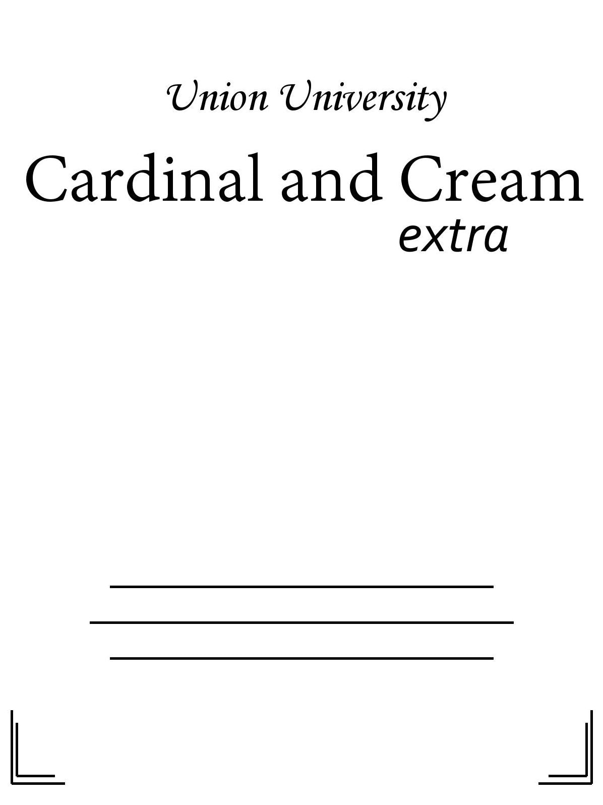 Cardinal and Cream