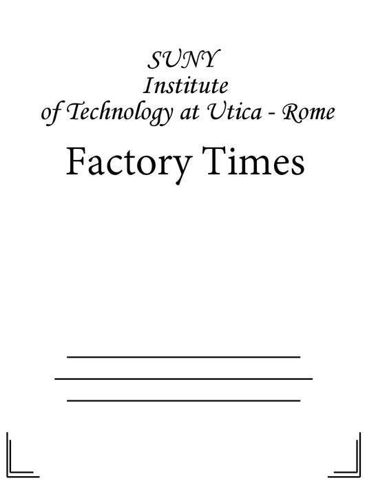 Factory Times
