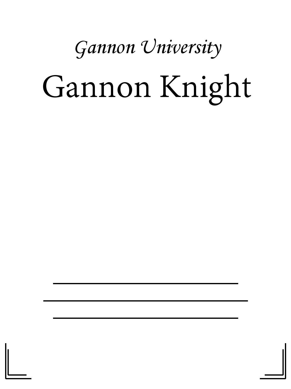 Gannon Knight