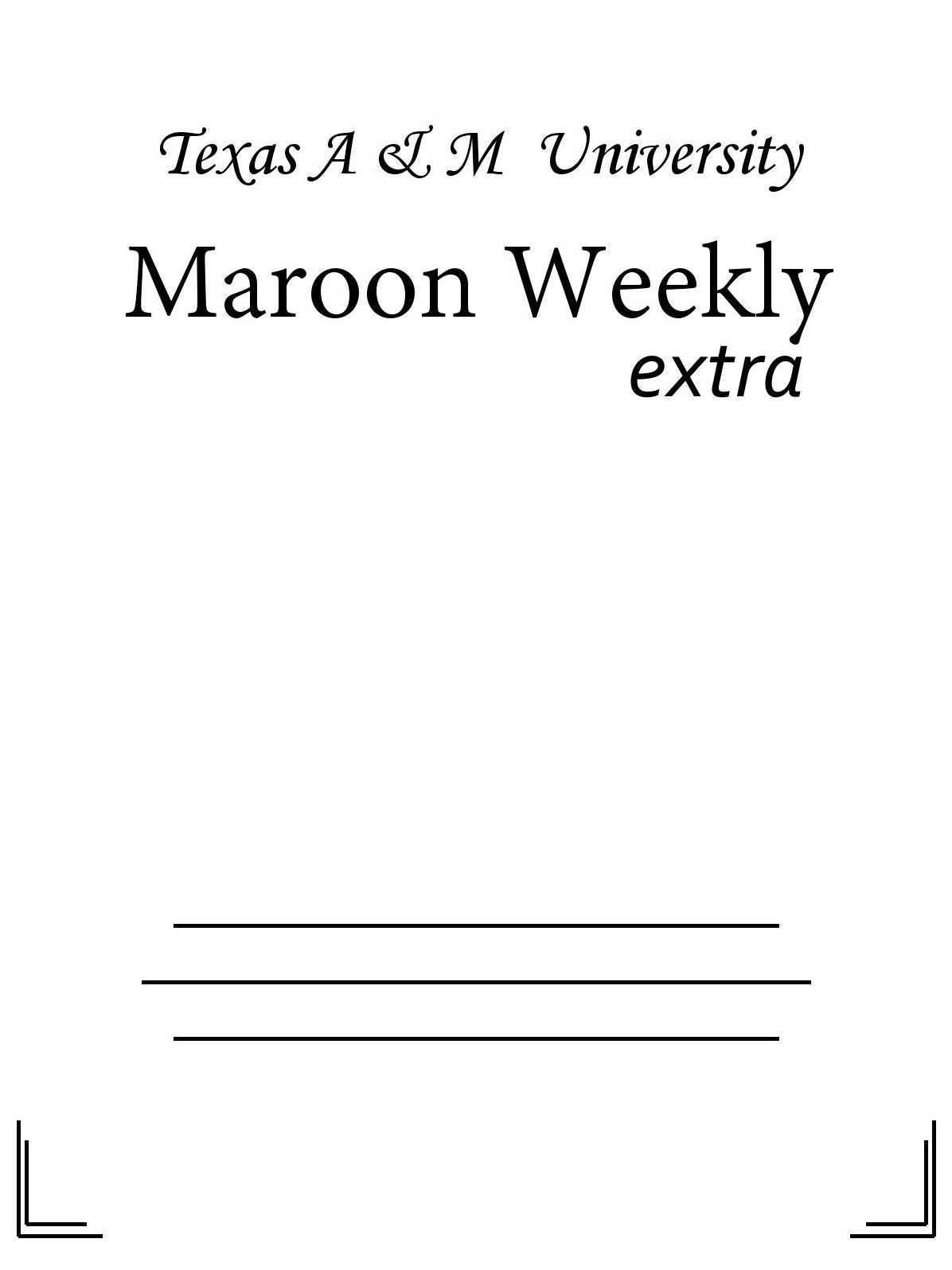 Maroon Weekly