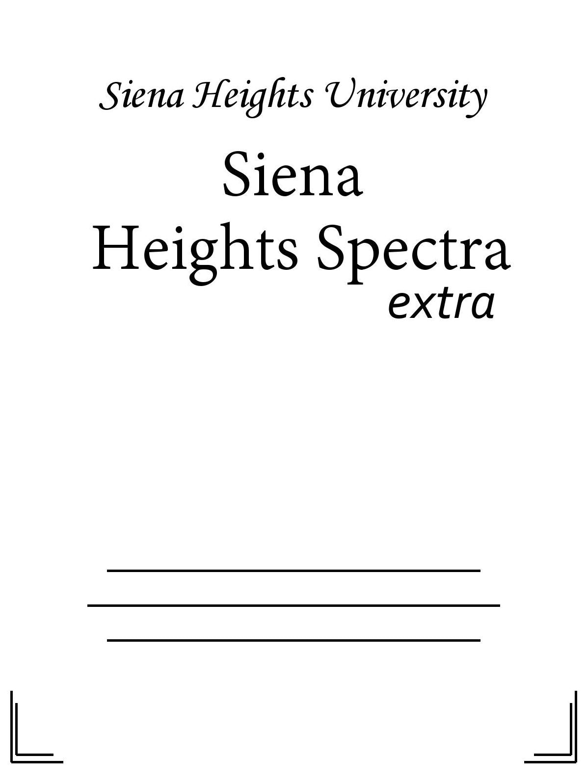 Siena Heights Spectra