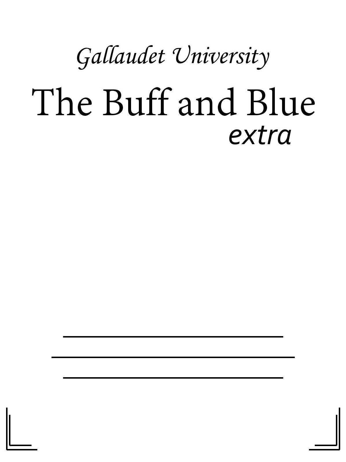 The Buff and Blue