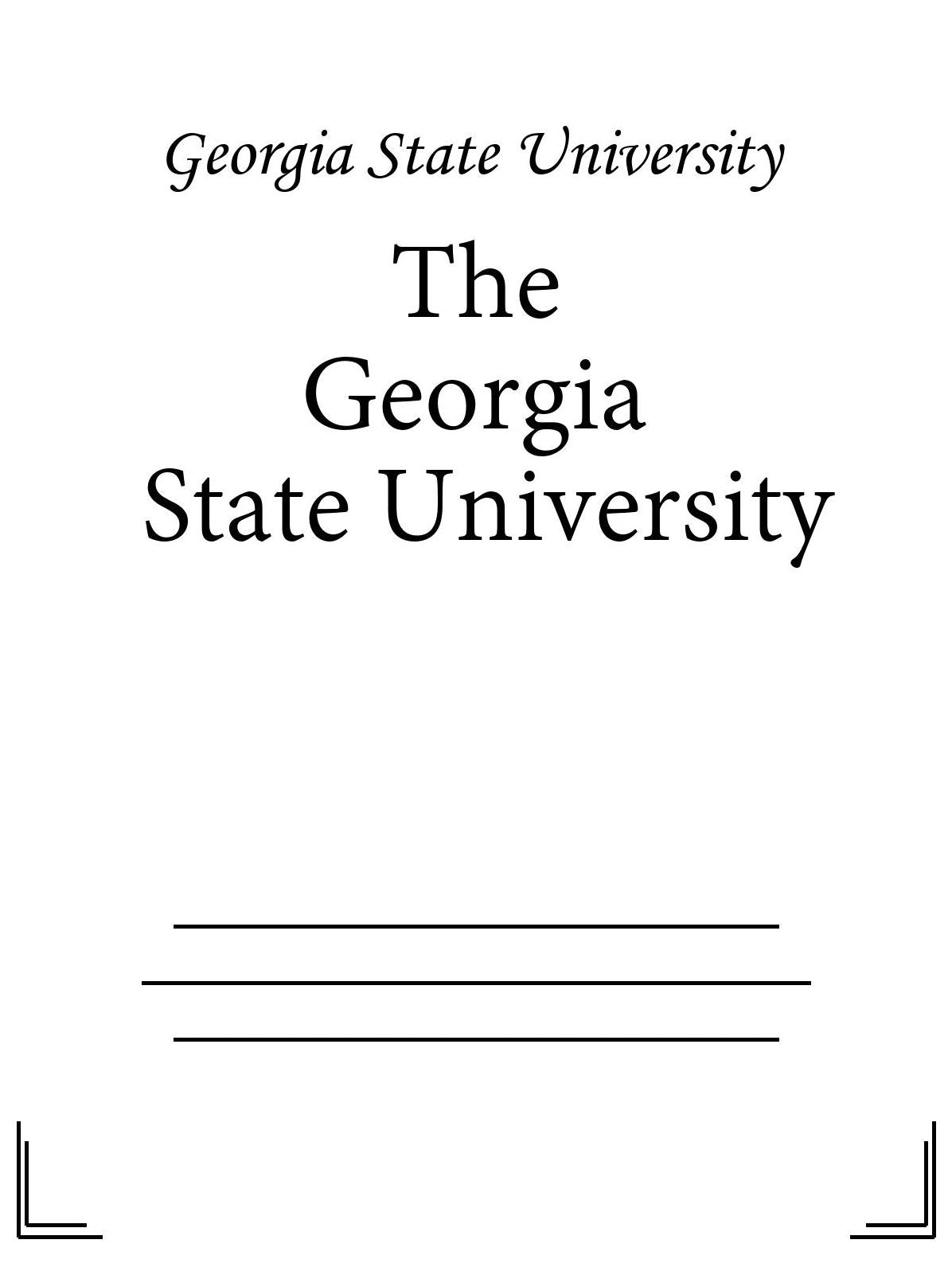 The Georgia State University Signal