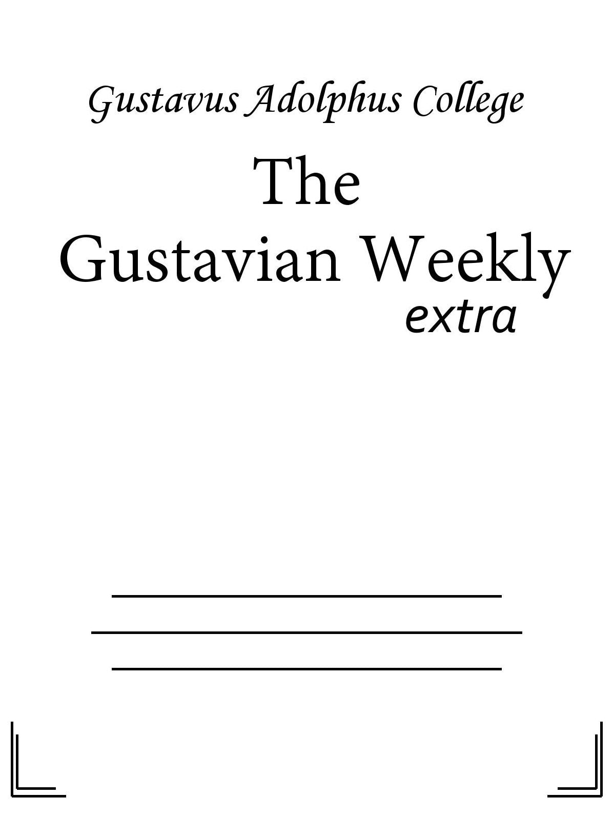 The Gustavian Weekly