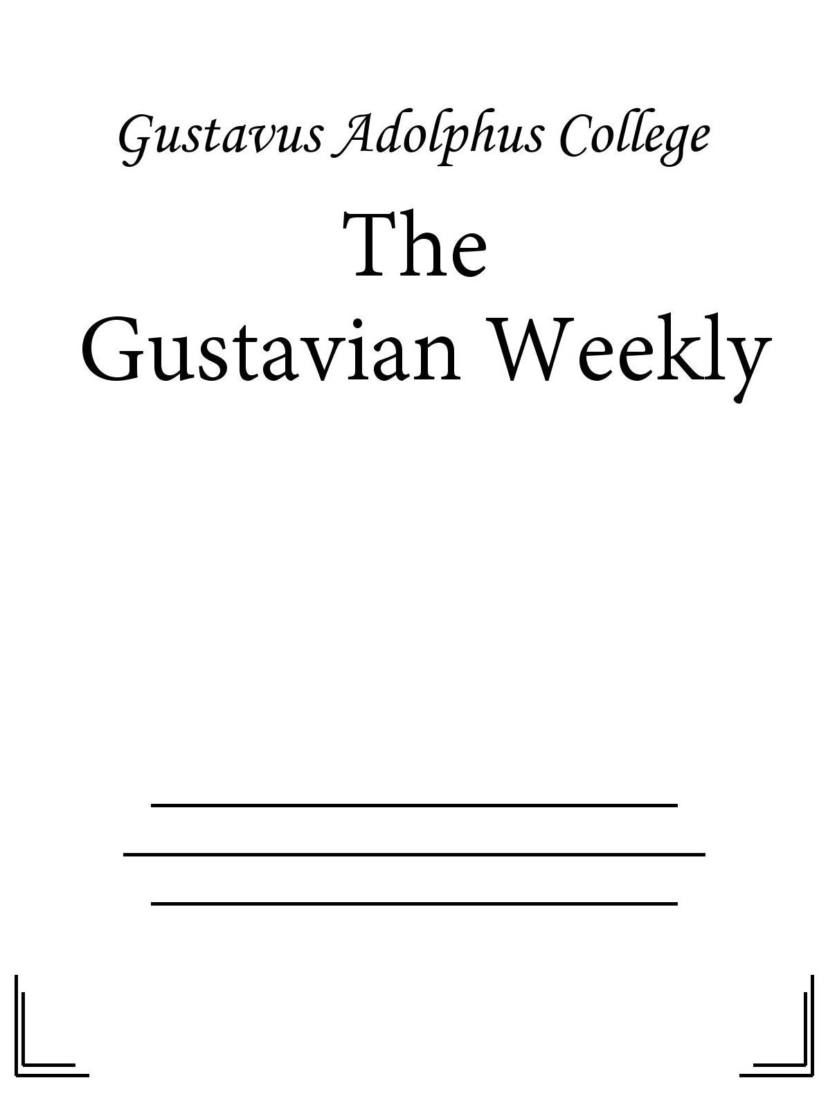 The Gustavian Weekly