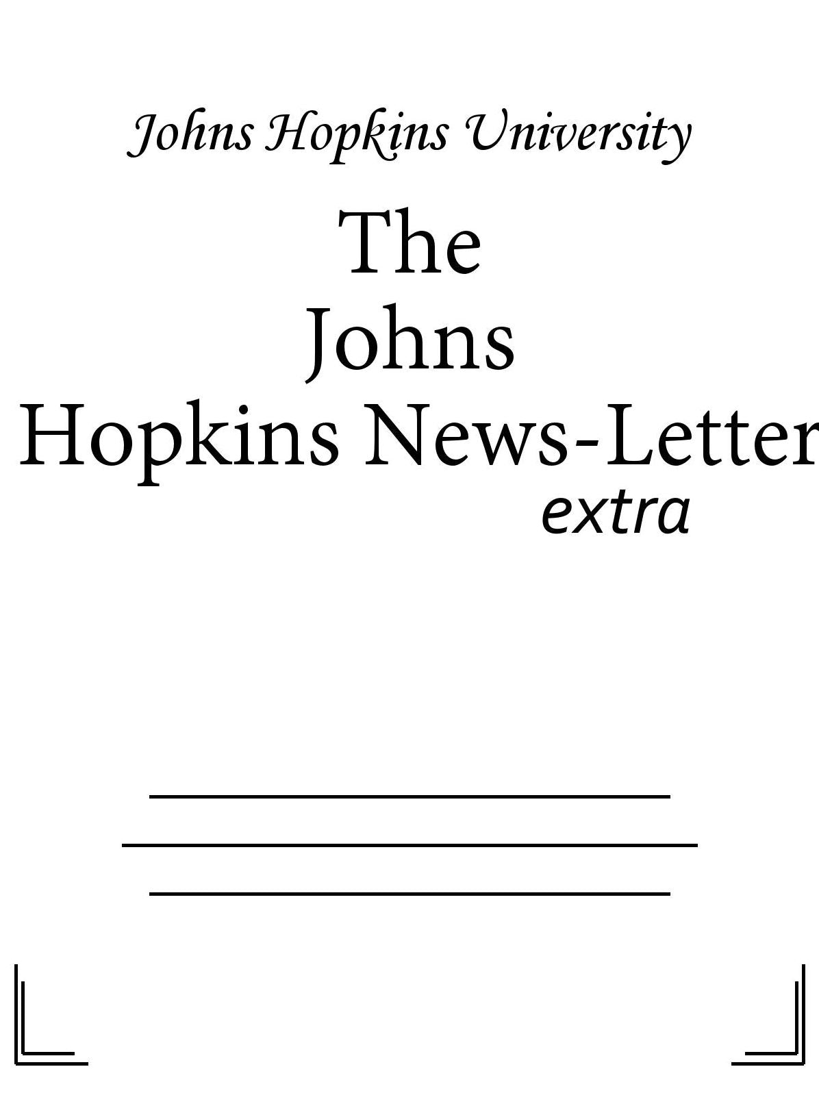 The Johns Hopkins News-Letter