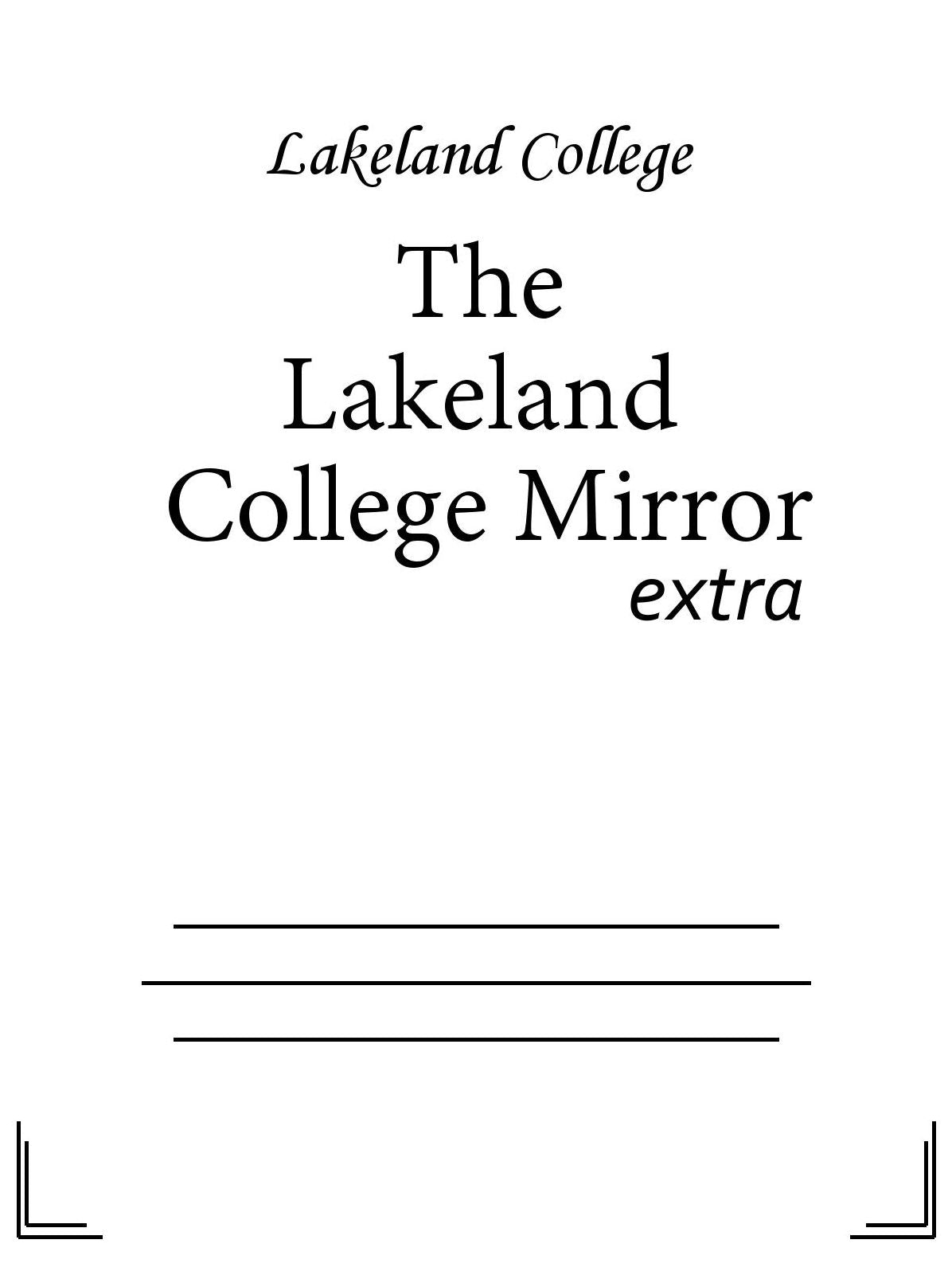 The Lakeland College Mirror
