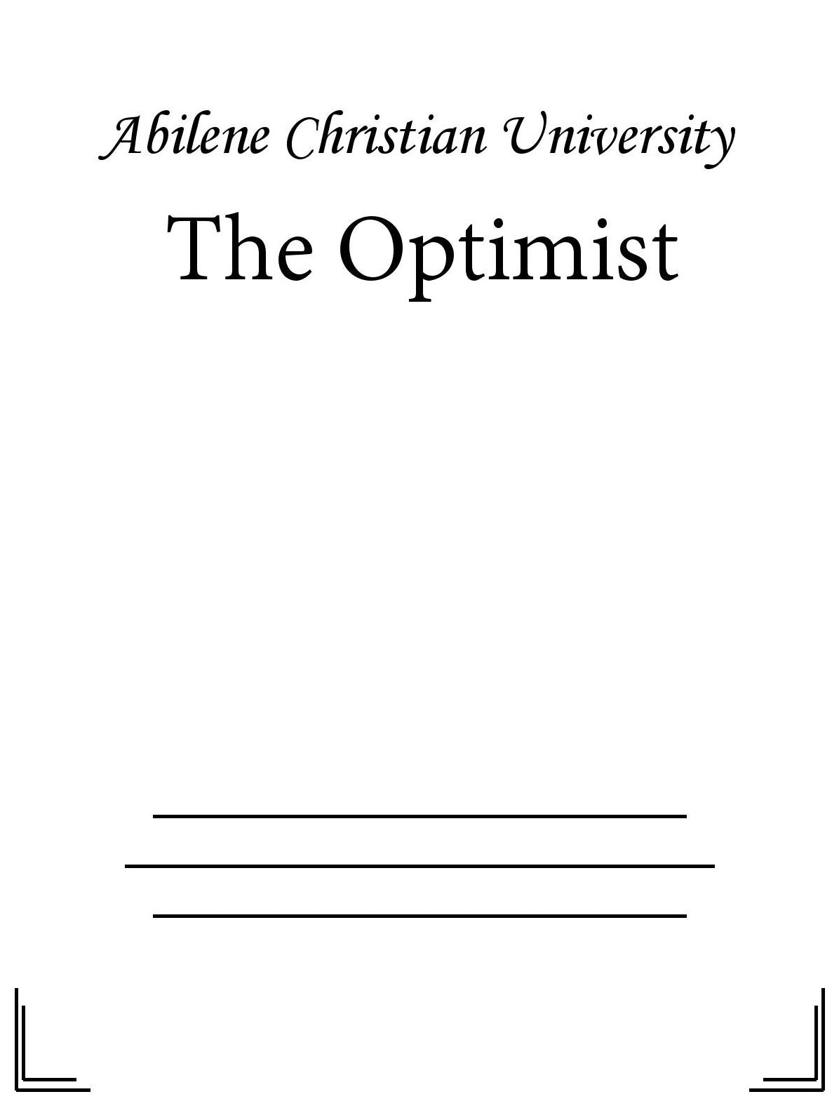 The Optimist