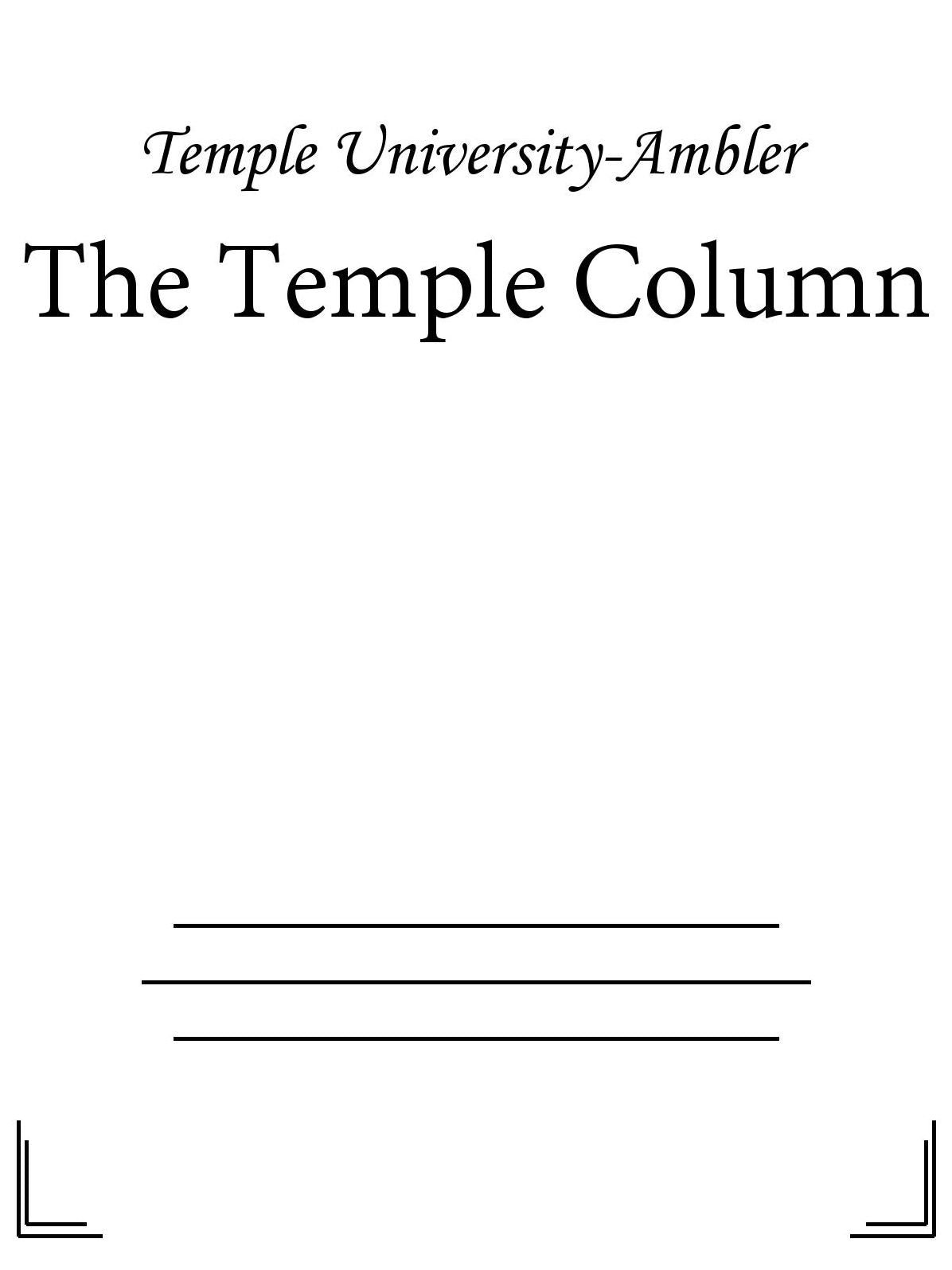 The Temple Column