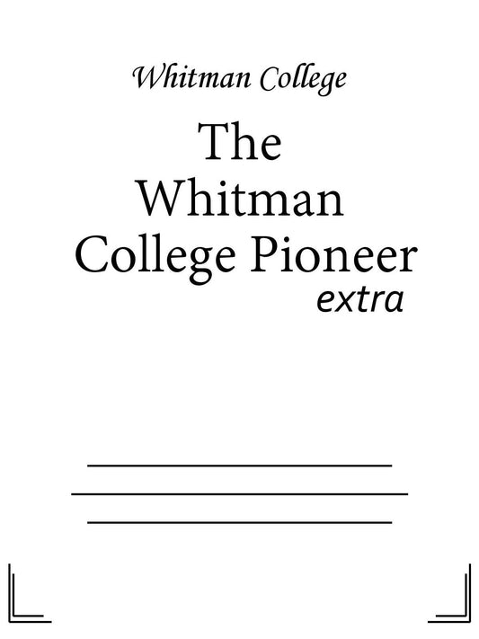 The Whitman College Pioneer