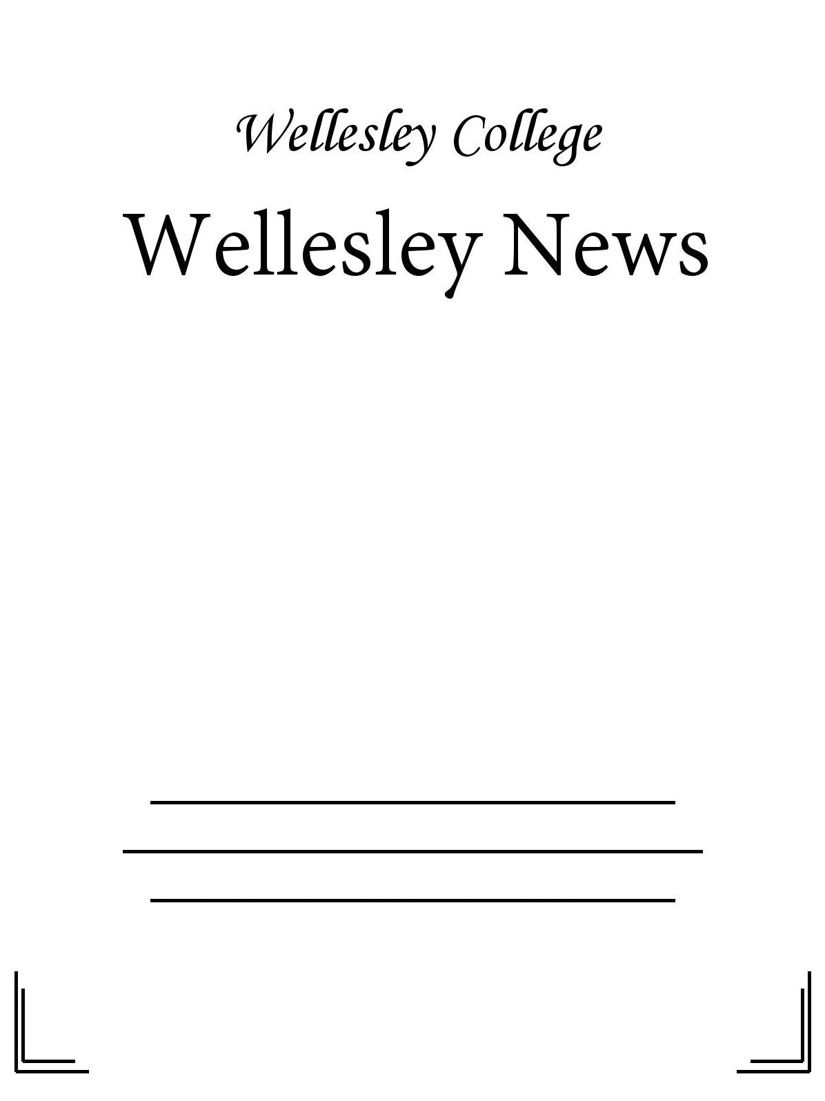 Wellesley News