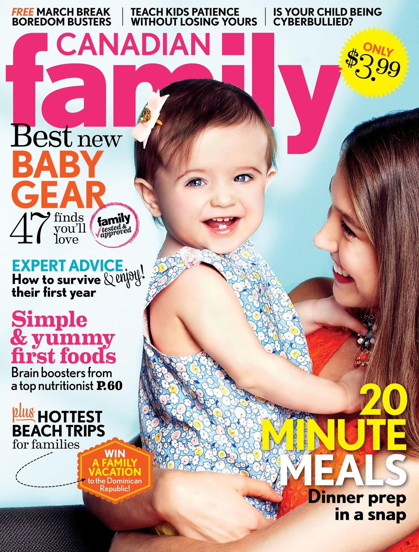 Canadian Family magazine- March 2013