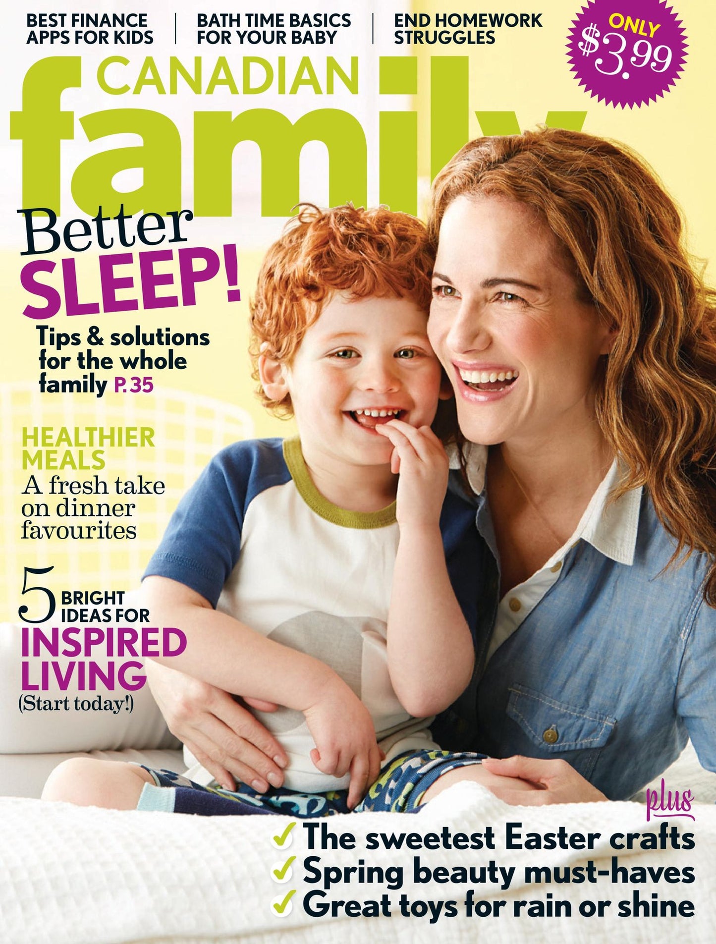 Canadian Family magazine- April 2013