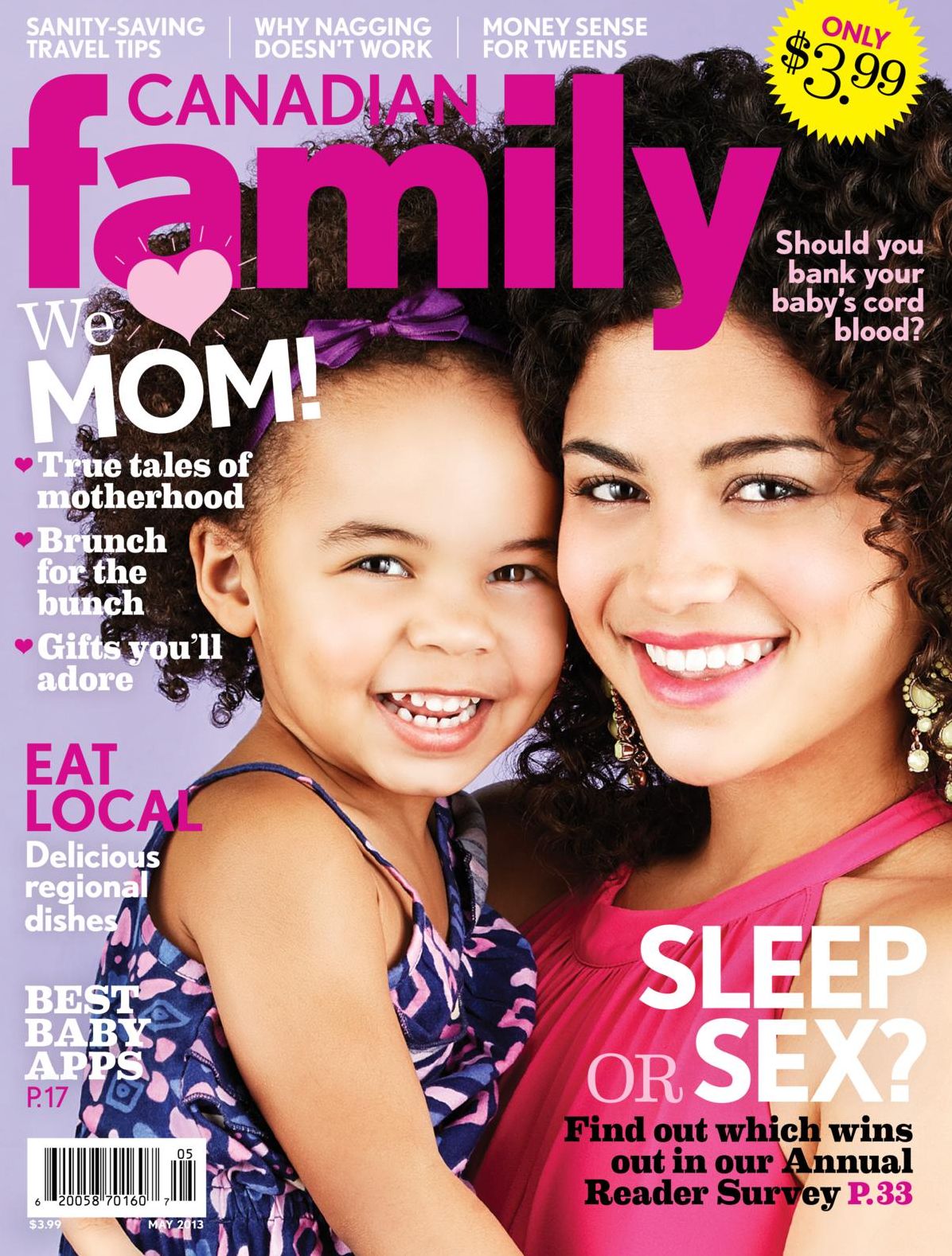 Canadian Family magazine- May 2013