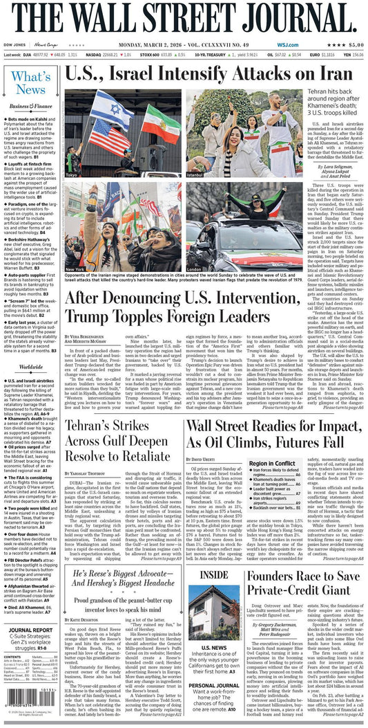 Wall Street Journal - annual subscription