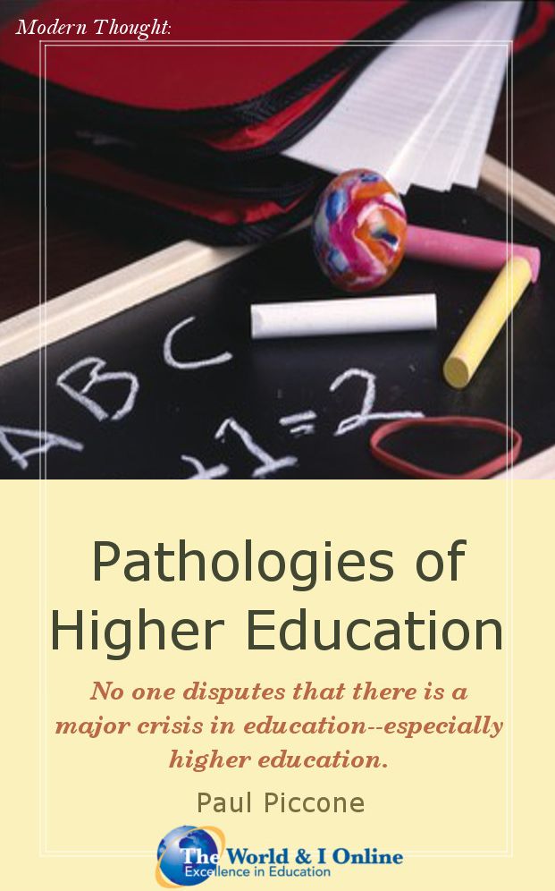 Pathologies of Higher Education