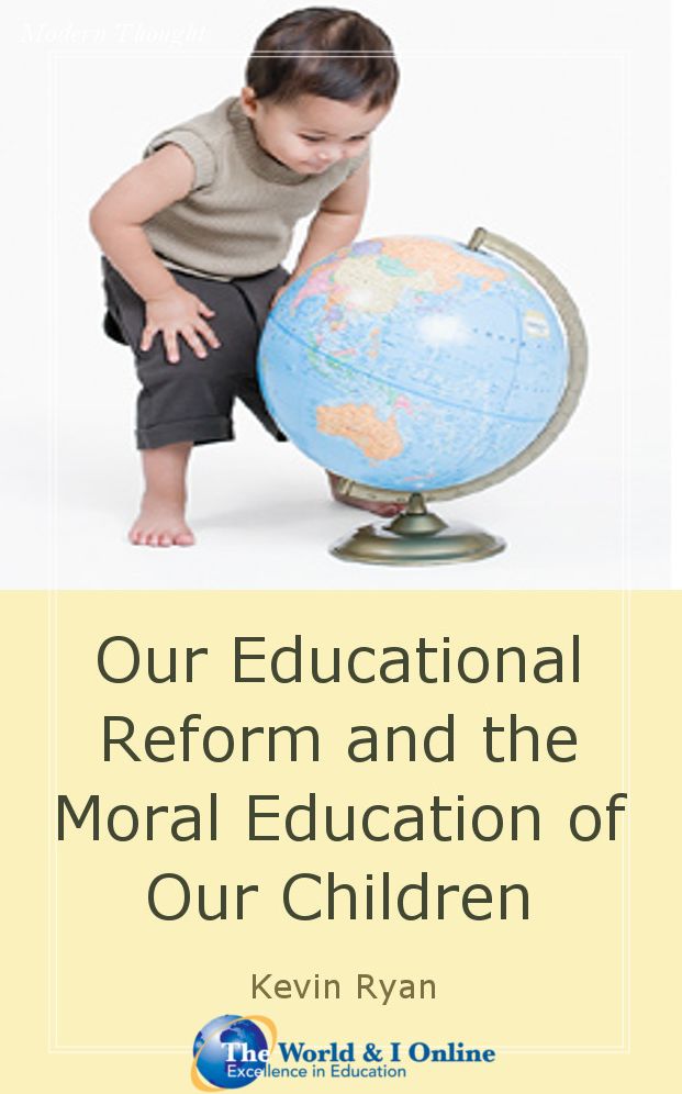 Our Educational Reform and the Moral Education of Our Children
