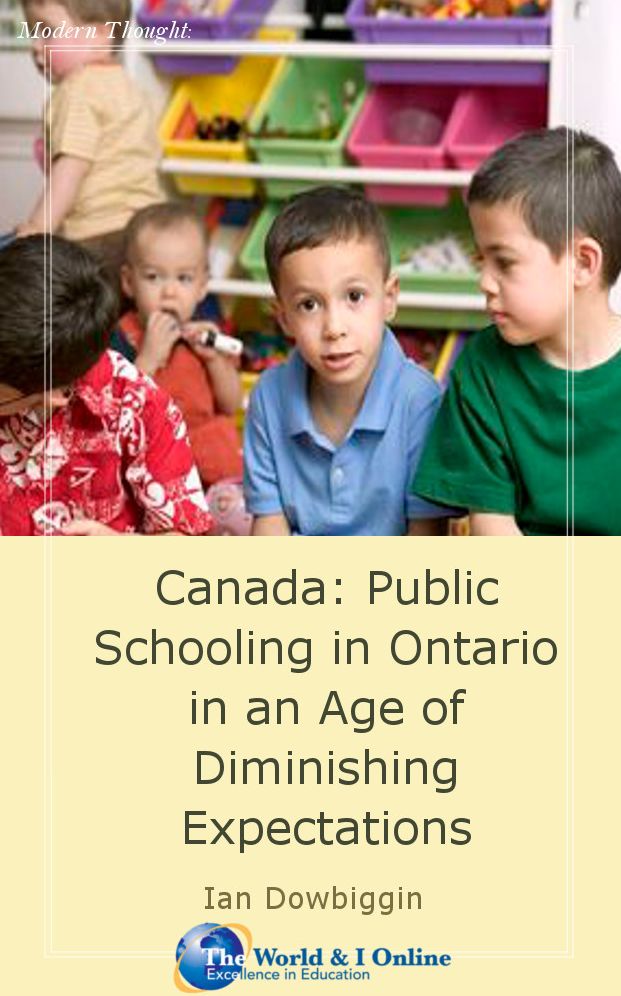 Canada: Public Schooling in Ontario in an Age of Diminishing Expectations