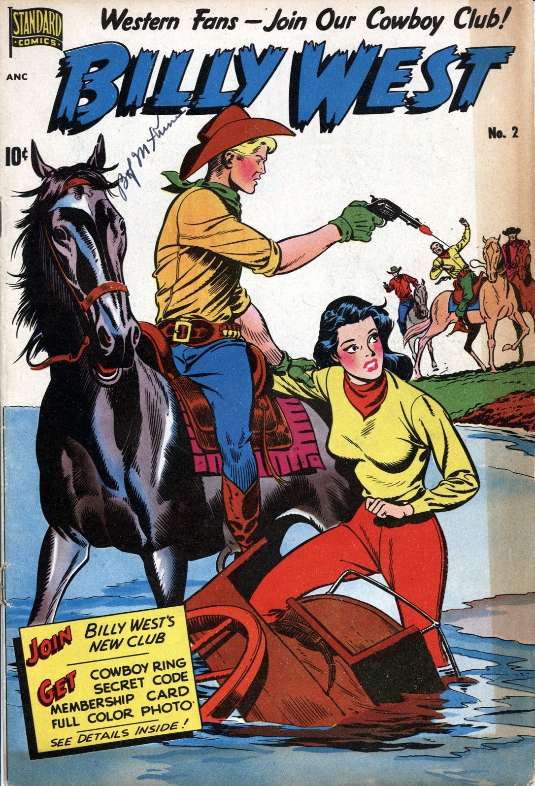 Billy West Number 2 Western Comic Book