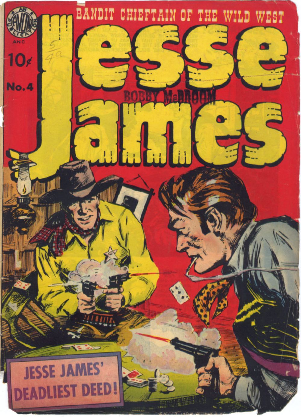 Jesse James Number 4 Western Comic Book