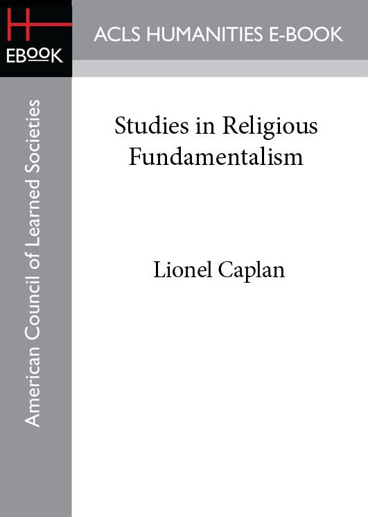 Studies in Religious Fundamentalism
