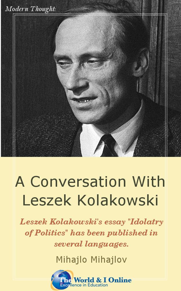 A Conversation With Leszek Kolakowski
