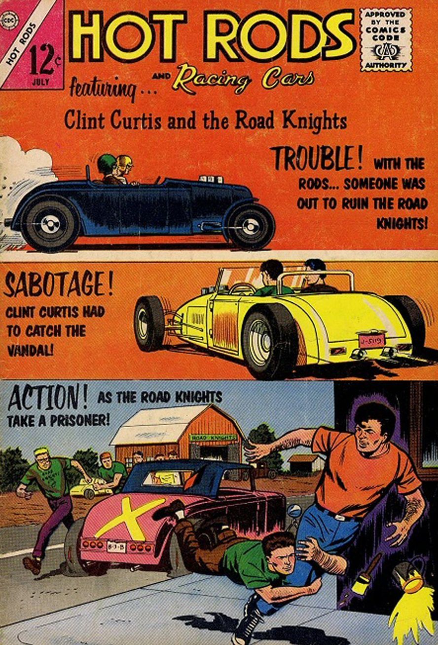 Hot Rods and Racing Cars Number 64 Car Comic Book