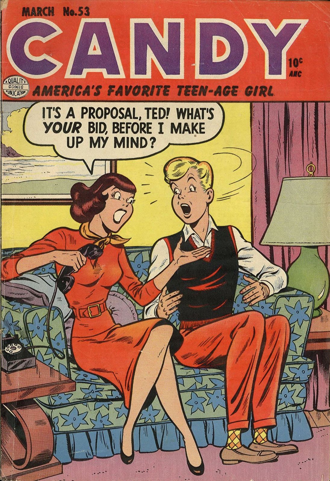 Candy Number 53 Teen Comic Book