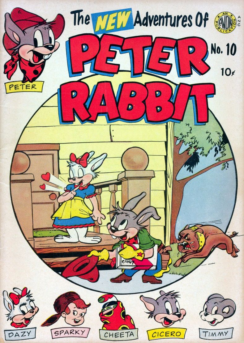 Peter Rabbit Number 10 Childrens Comic Book