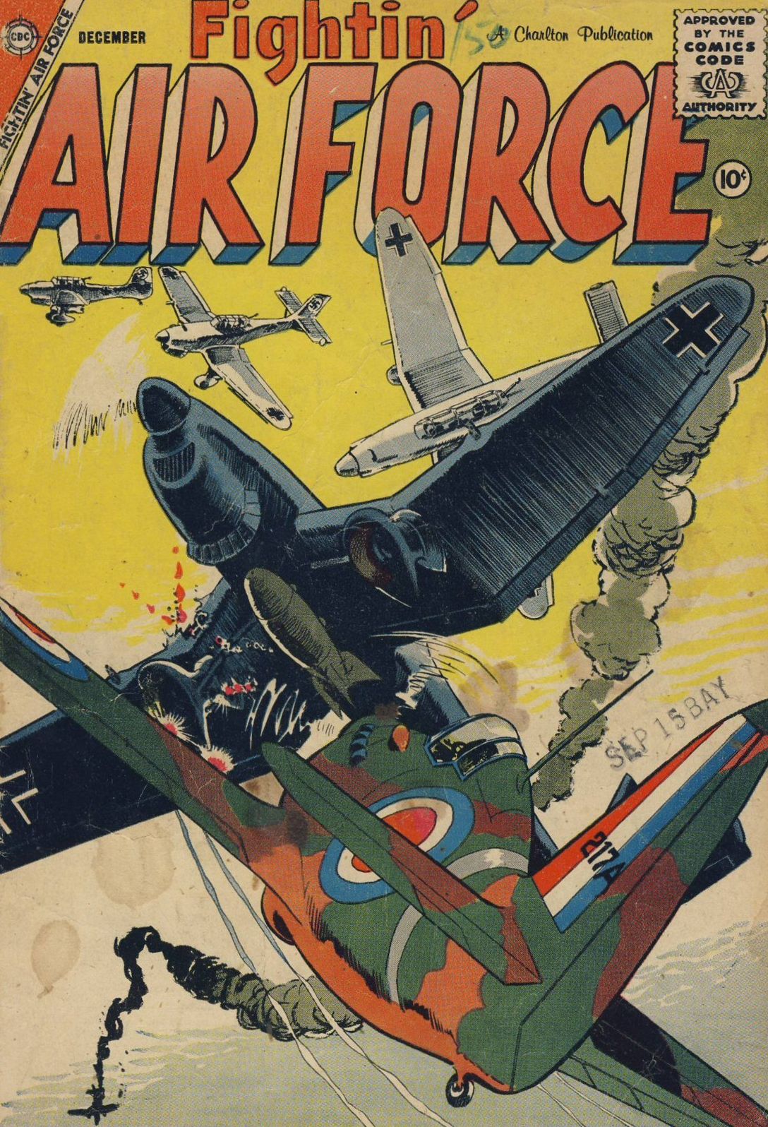 Fightin Air Force Number 13 War Comic Book