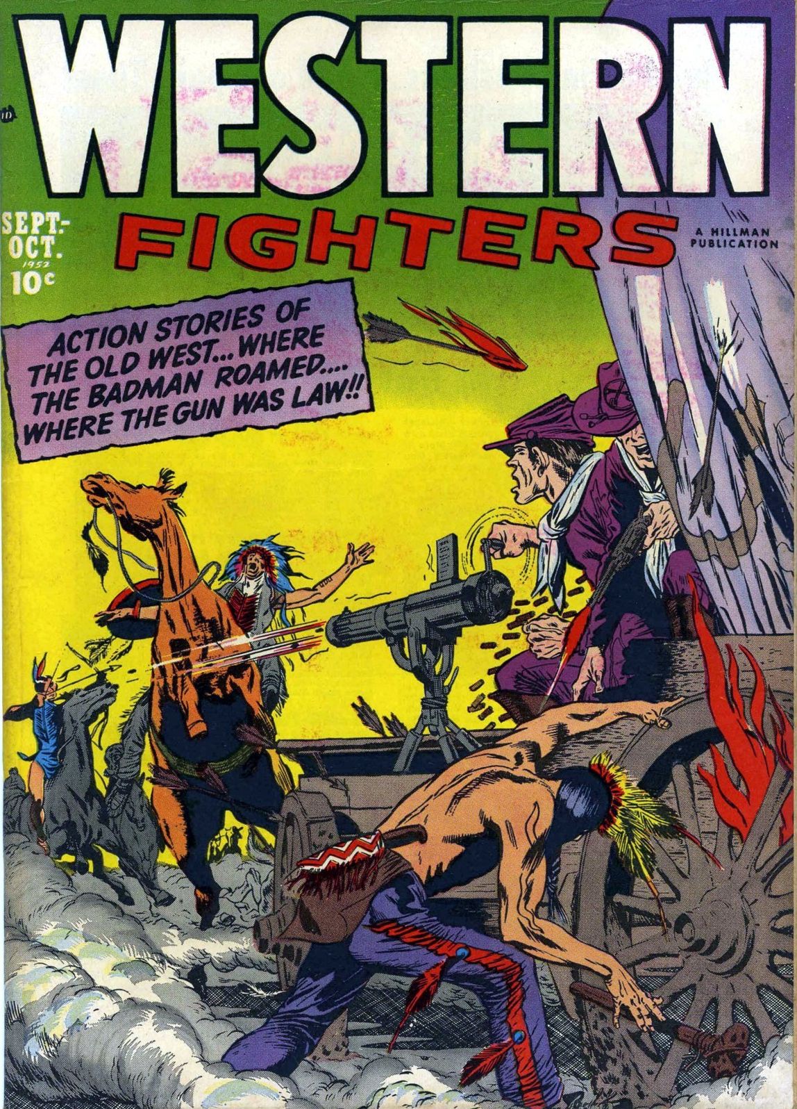 Western Fighters Number 4 Western Comic Book