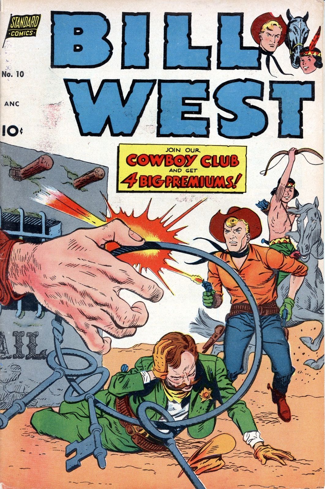 Billy West Number 10 Western Comic Book