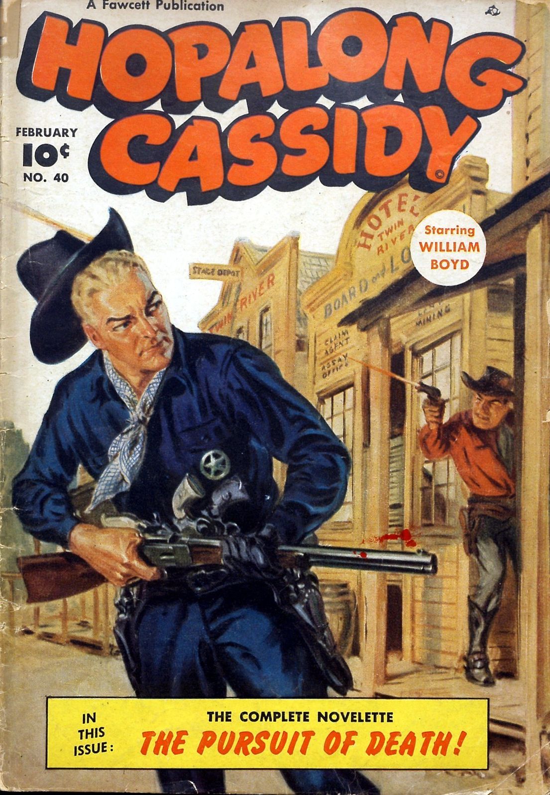 Hopalong Cassidy Number 40 Western Comic Book
